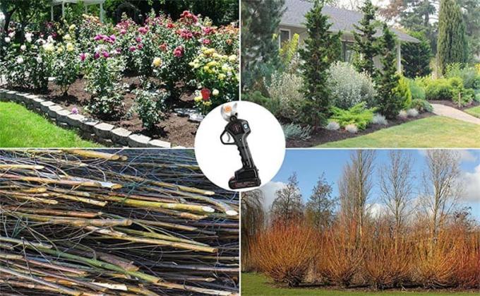 tijeras de podar eléctricas del komok